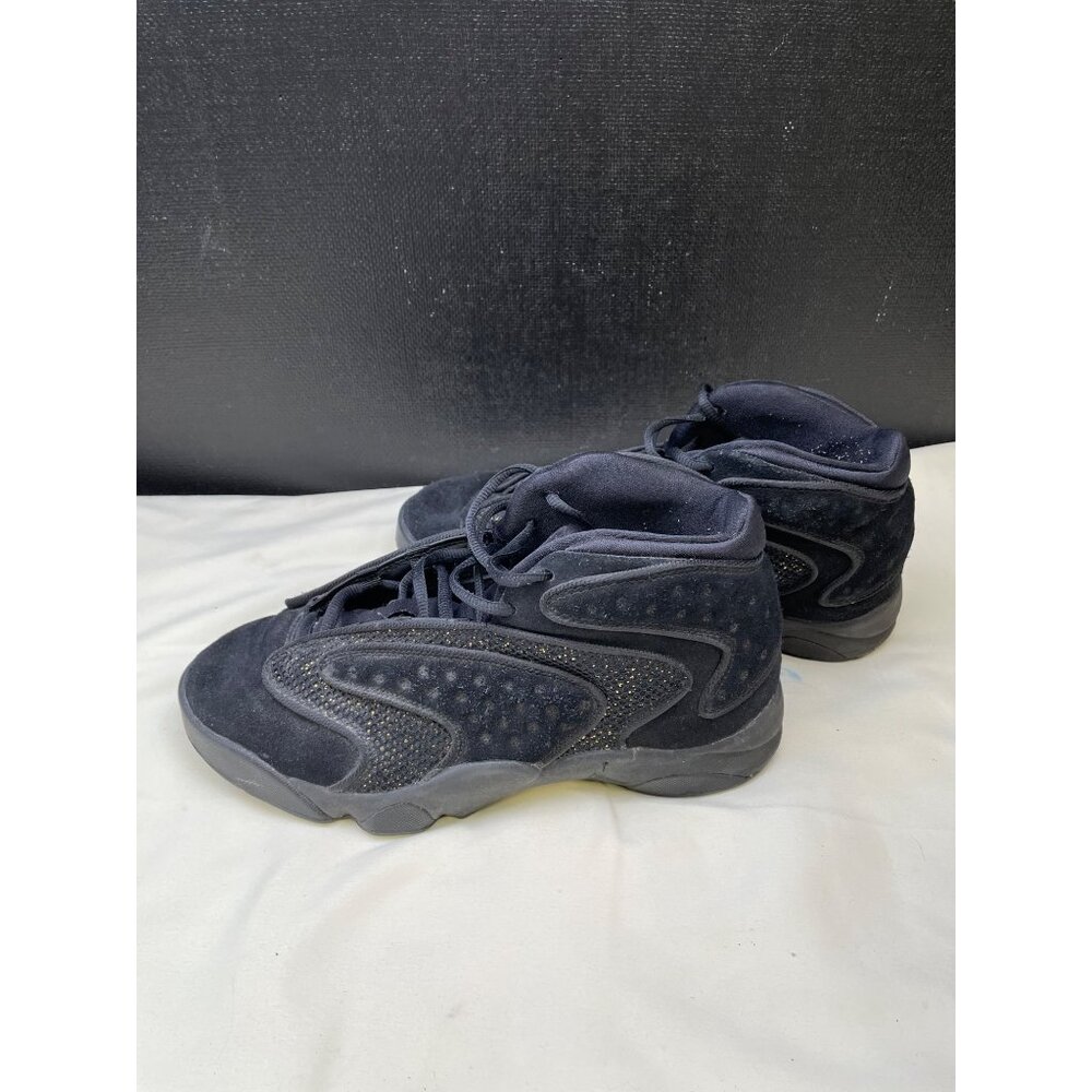 Jordan Womens Black Metallic Gold Sneakers Shoes Size 10 SKU 6810 - Picture 4 of 9